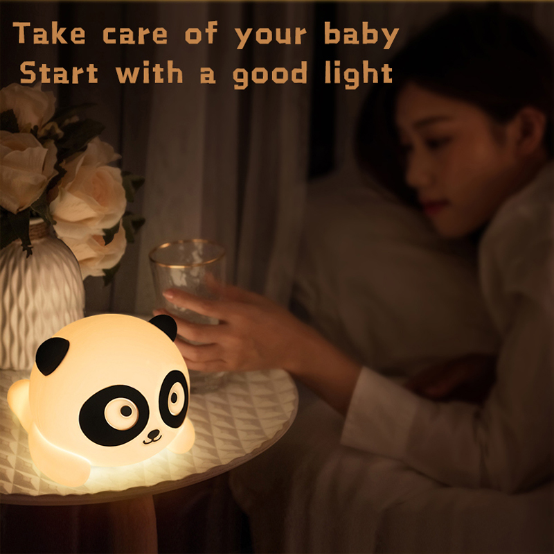 Cute panda night led light