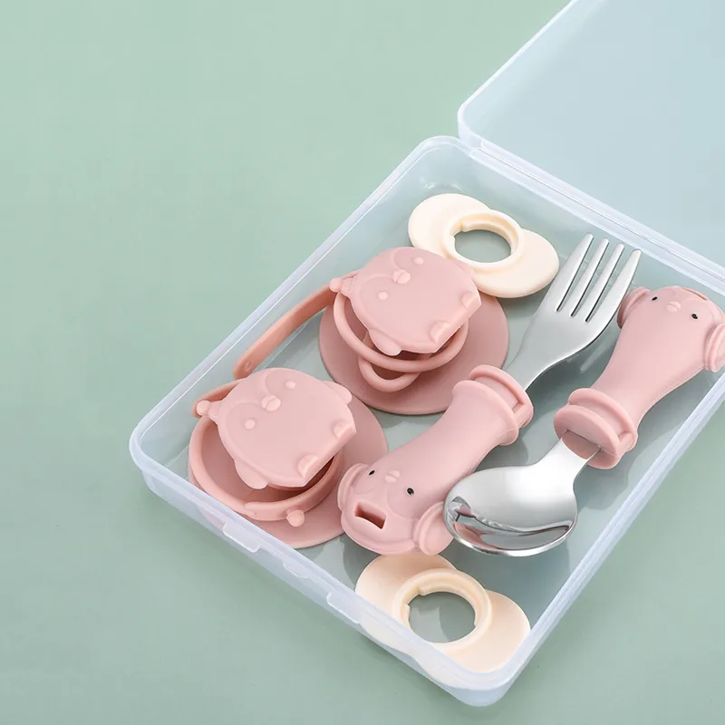 Anti-lost toddler fork and spoon