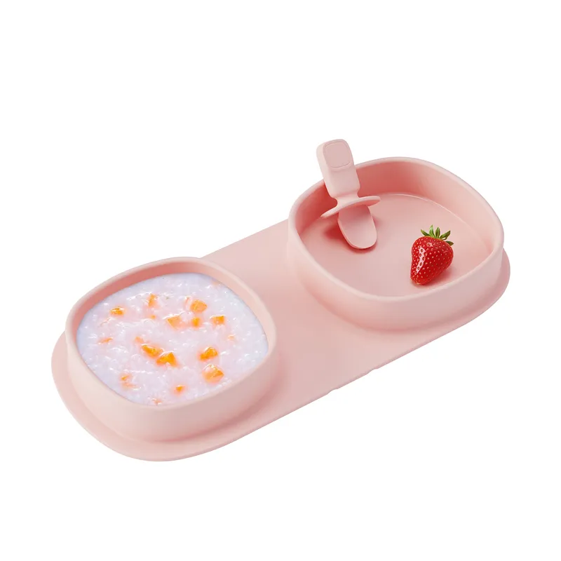 Foldable baby plate