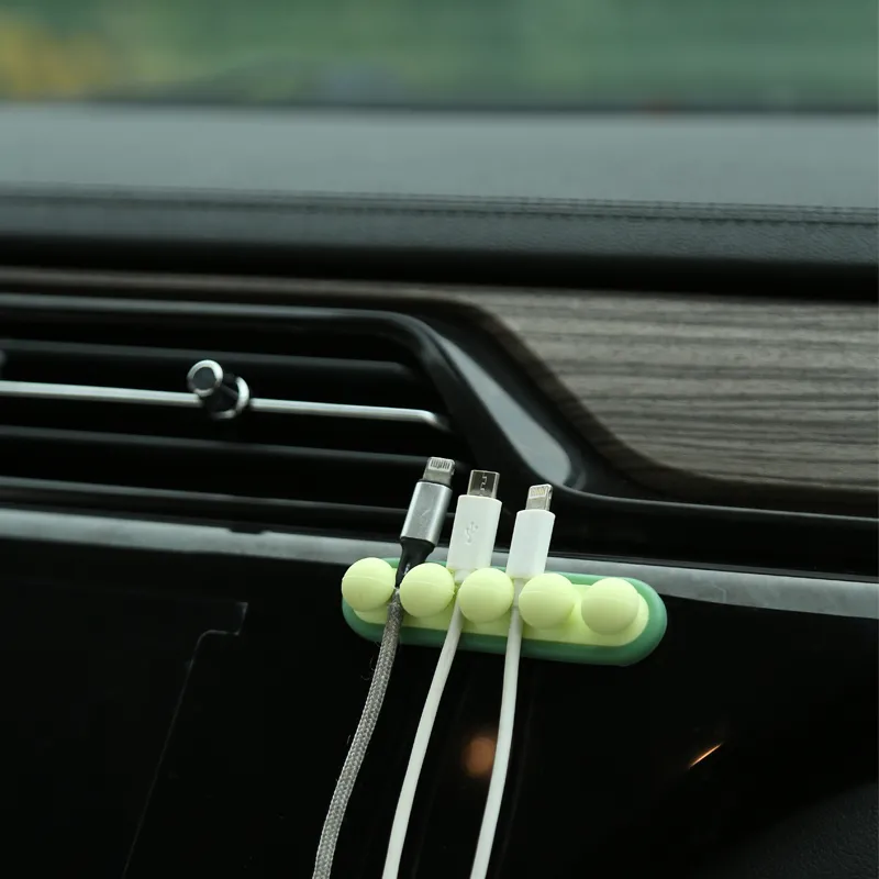 USB line cable organizer clips